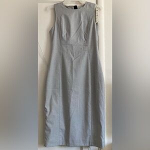 H&M Gray Checkered Dress